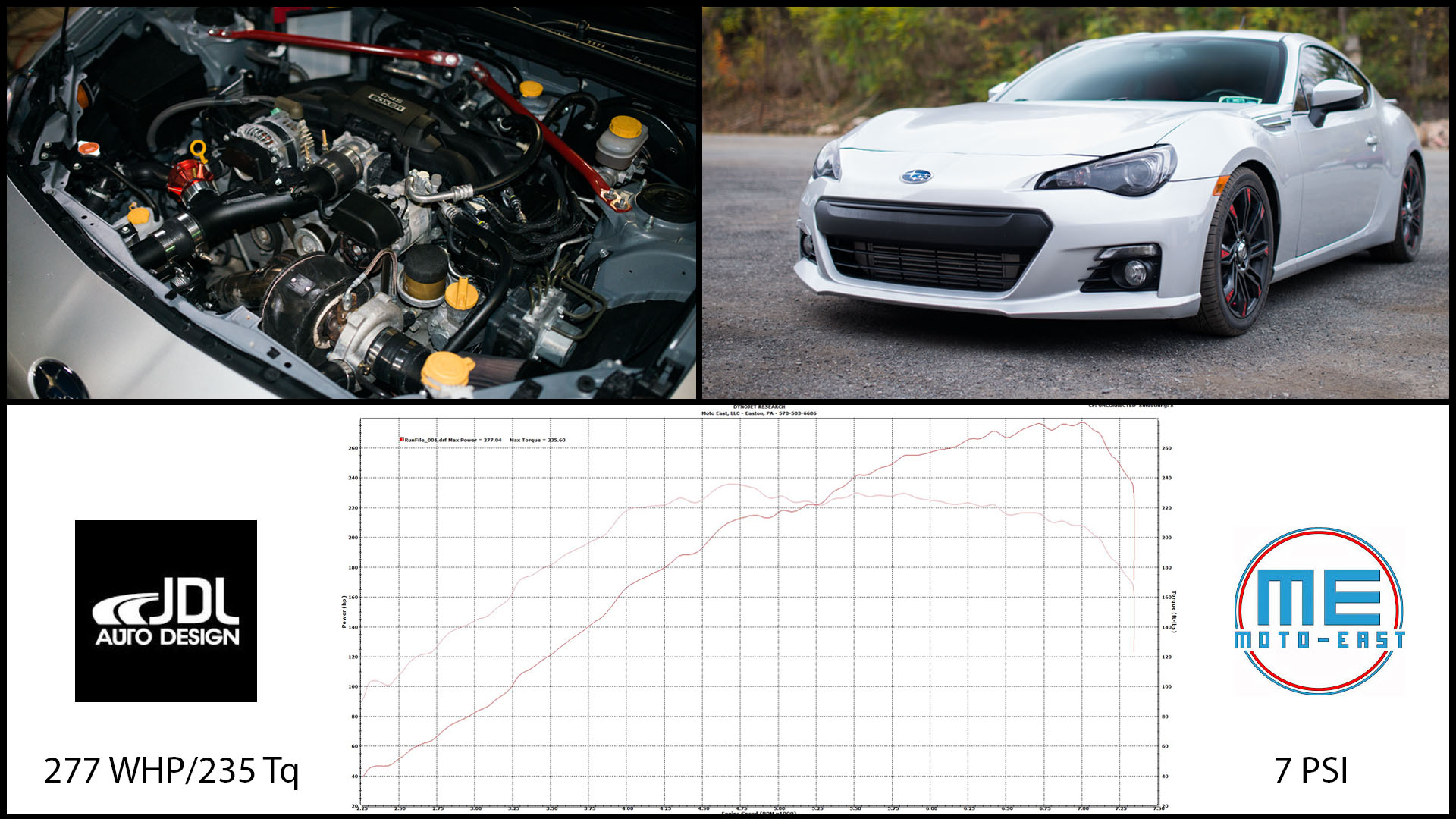 JDL BRZ/FR-S Turbo Kit Results!